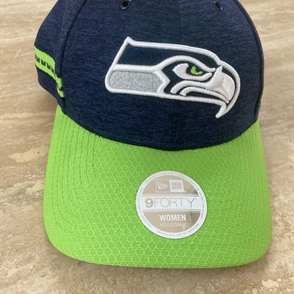 New Era Blue and Green Seahawks Hat - Picture 10 of 11